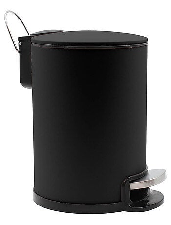 Poubelle de salle de bain métal mat