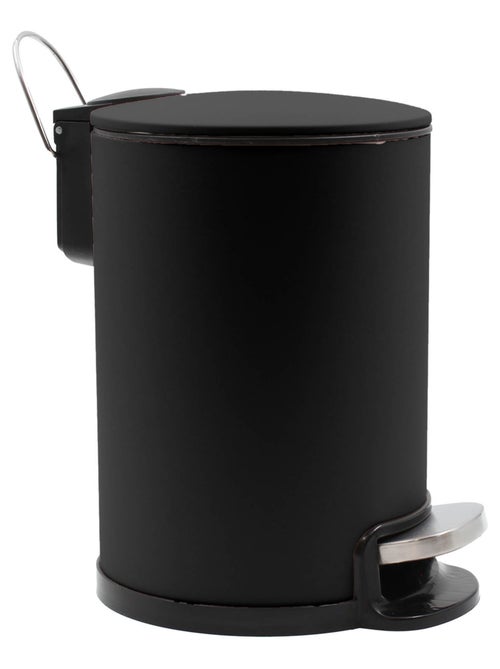 Poubelle de salle de bain métal mat - Kiabi