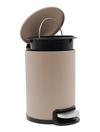 Poubelle de salle de bain métal mat