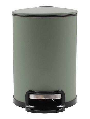 Poubelle de salle de bain métal mat