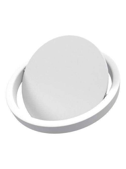 Poubelle imprimée géométrie avec couvercle oscillant - Kiabi