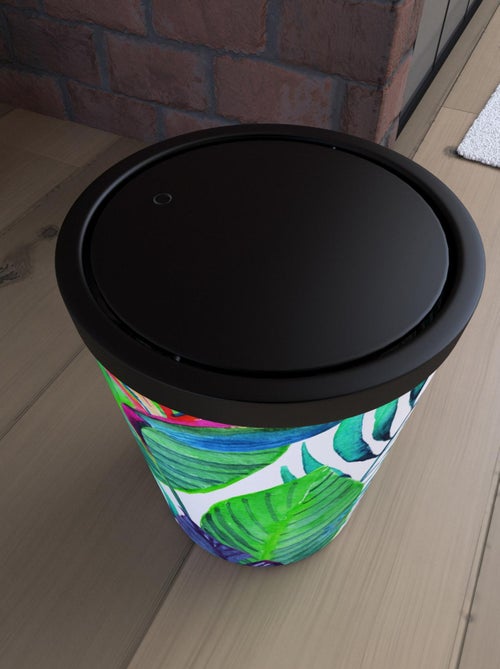 Poubelle jungle avec couvercle pivotant - Kiabi