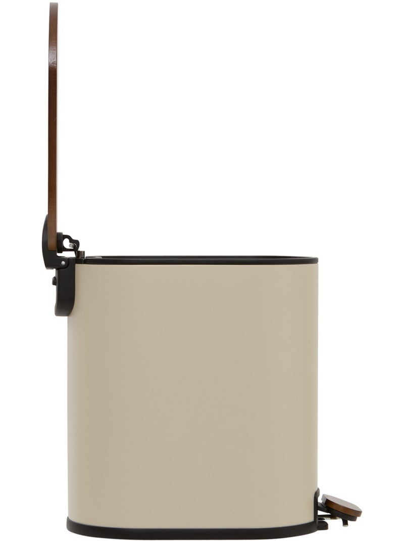 Poubelle ovale ARGILEO Beige - Kiabi