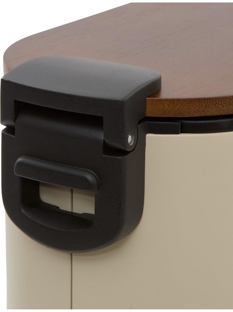 Poubelle ovale ARGILEO Beige - Kiabi