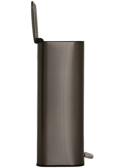 Poubelle rectangulaire à pédale en acier DELTA - Kiabi