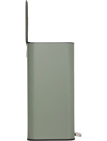 Poubelle rectangulaire à pédale en acier DELTA
