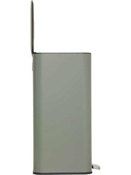 Poubelle rectangulaire à pédale en acier DELTA - Kiabi