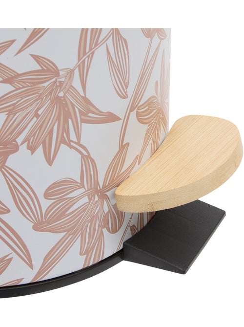 Poubelle ronde 2.7L en bambou BLOOM - Kiabi