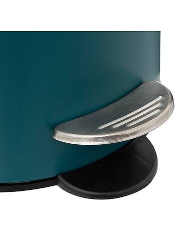 Poubelle salle de bain 3L avec couvercle bambou MODERN COLOR