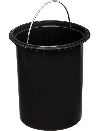 Poubelle salle de bain 3L avec couvercle bambou MODERN COLOR