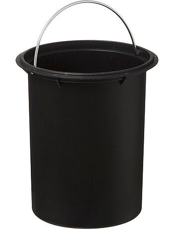 Poubelle salle de bain 3L avec couvercle bambou MODERN COLOR
