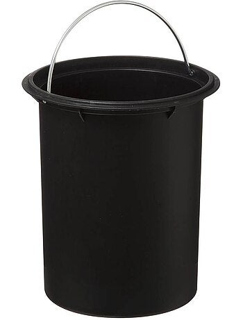 Poubelle salle de bain 3L avec couvercle bambou MODERN COLOR