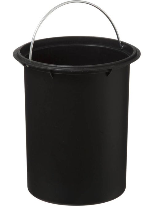 Poubelle salle de bain 3L avec couvercle bambou MODERN COLOR - Kiabi