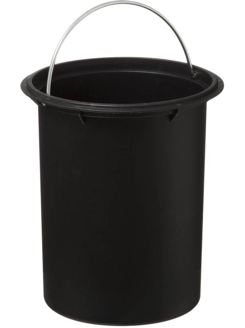 Poubelle salle de bain 3L avec couvercle bambou MODERN COLOR Kaki - Kiabi