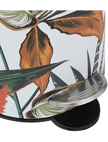 Poubelle ronde 2.7l en bambou bloom