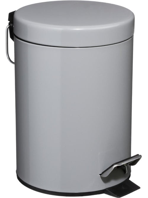 Poubelle salle de bain 3L en acier avec pédale et seau amovible ESSENTIEL - Kiabi Poubelle salle de bain 3L en acier avec pédale et seau amovible ESSENTIEL - Kiabi