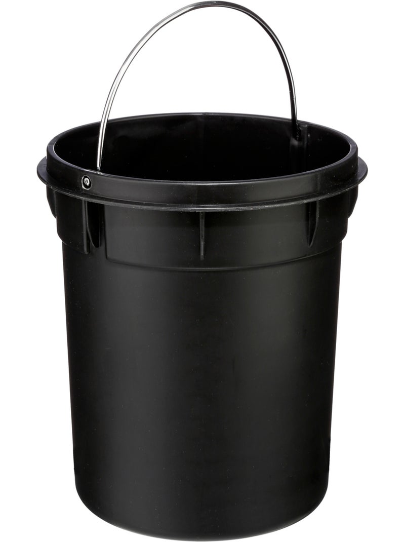 Poubelle salle de bain 3L en acier avec pédale et seau amovible ESSENTIEL Gris - Kiabi