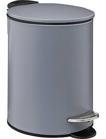 Poubelle salle de bain 3L en métal avec pédale COLORAMA