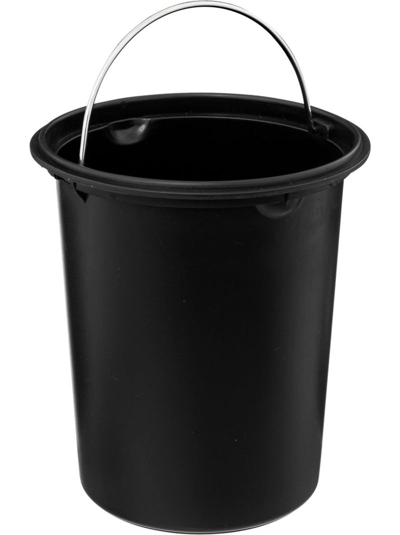 Poubelle salle de bain 3L en métal avec pédale COLORAMA Gris galet - Kiabi