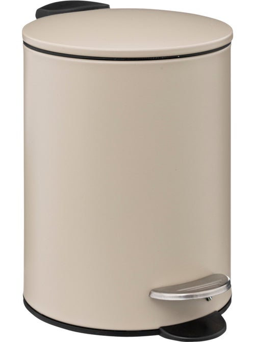 Poubelle salle de bain 3L en métal avec pédale COLORAMA - Kiabi Poubelle salle de bain 3L en métal avec pédale COLORAMA - Kiabi