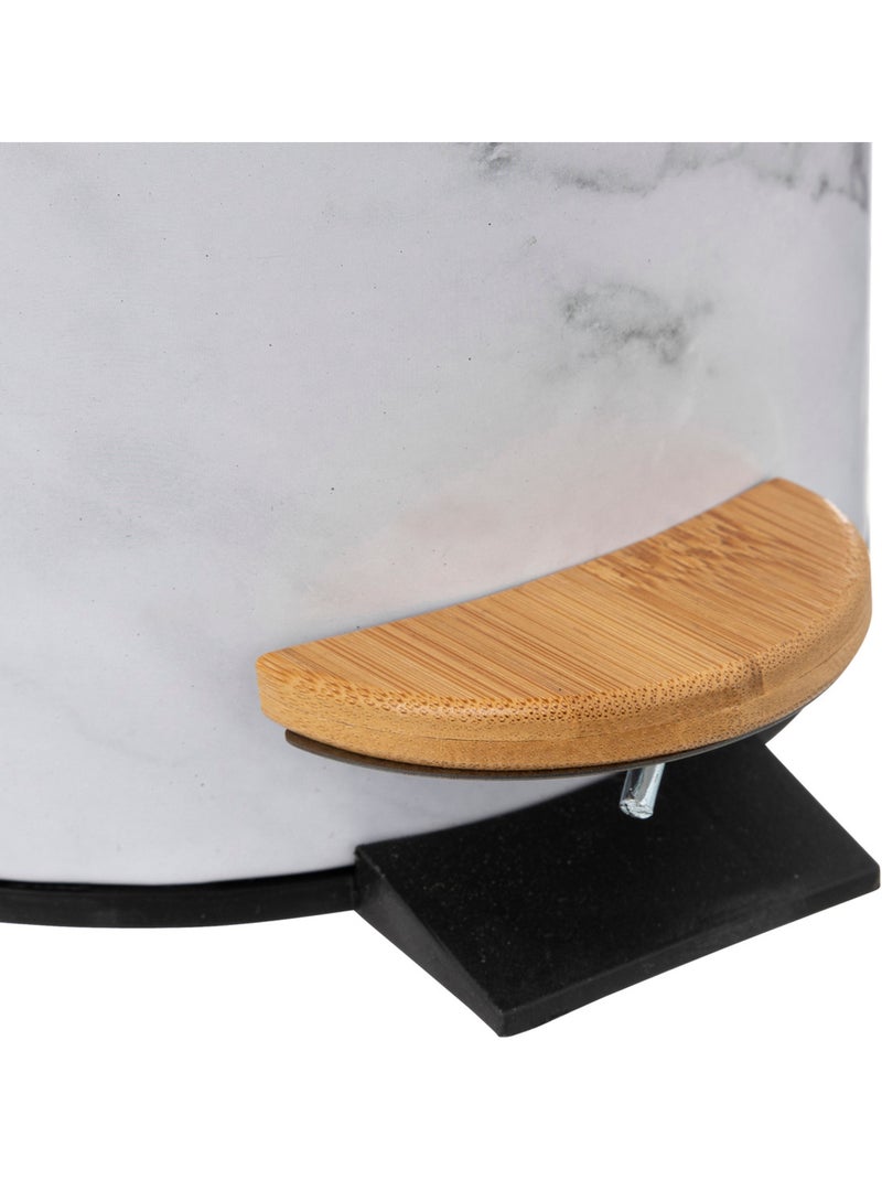 Poubelle salle de bain 3L LEA Blanc - Kiabi
