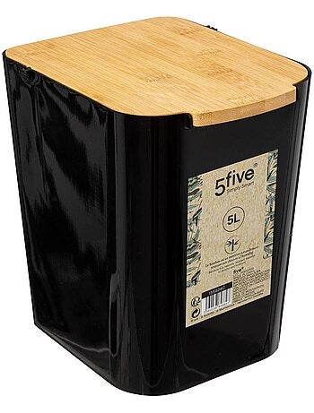 Poubelle salle de bain 5L avec pédale NATURÉO
