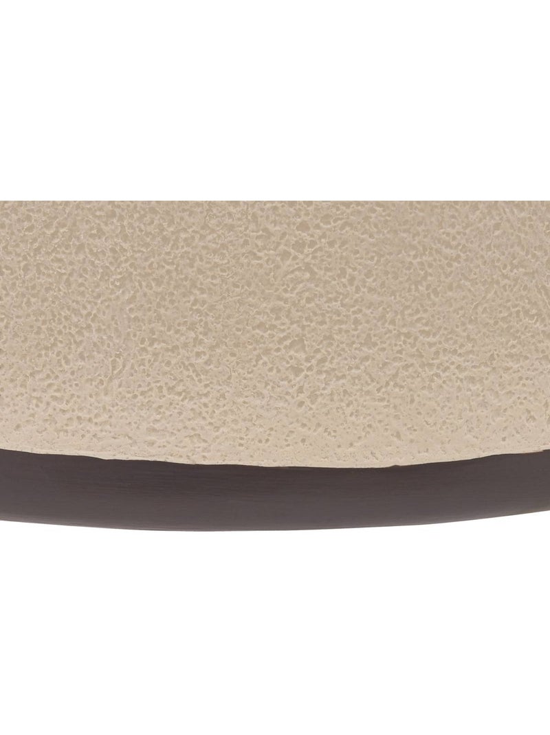 Poubelle salle de bain 5L design texturé OLEYA Beige - Kiabi