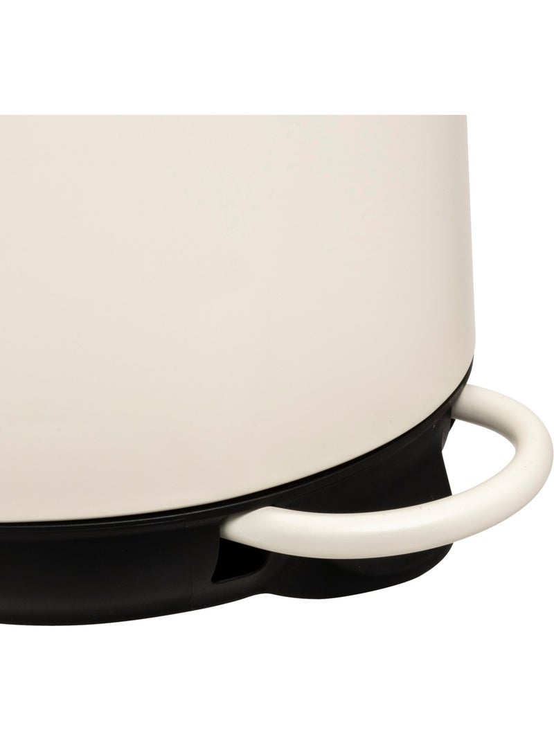 Poubelle salle de bain 5L DUO Beige - Kiabi