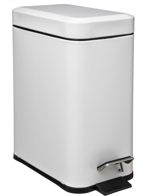 Poubelle salle de bain 5L en inox - Kiabi Poubelle salle de bain 5L en inox - Kiabi
