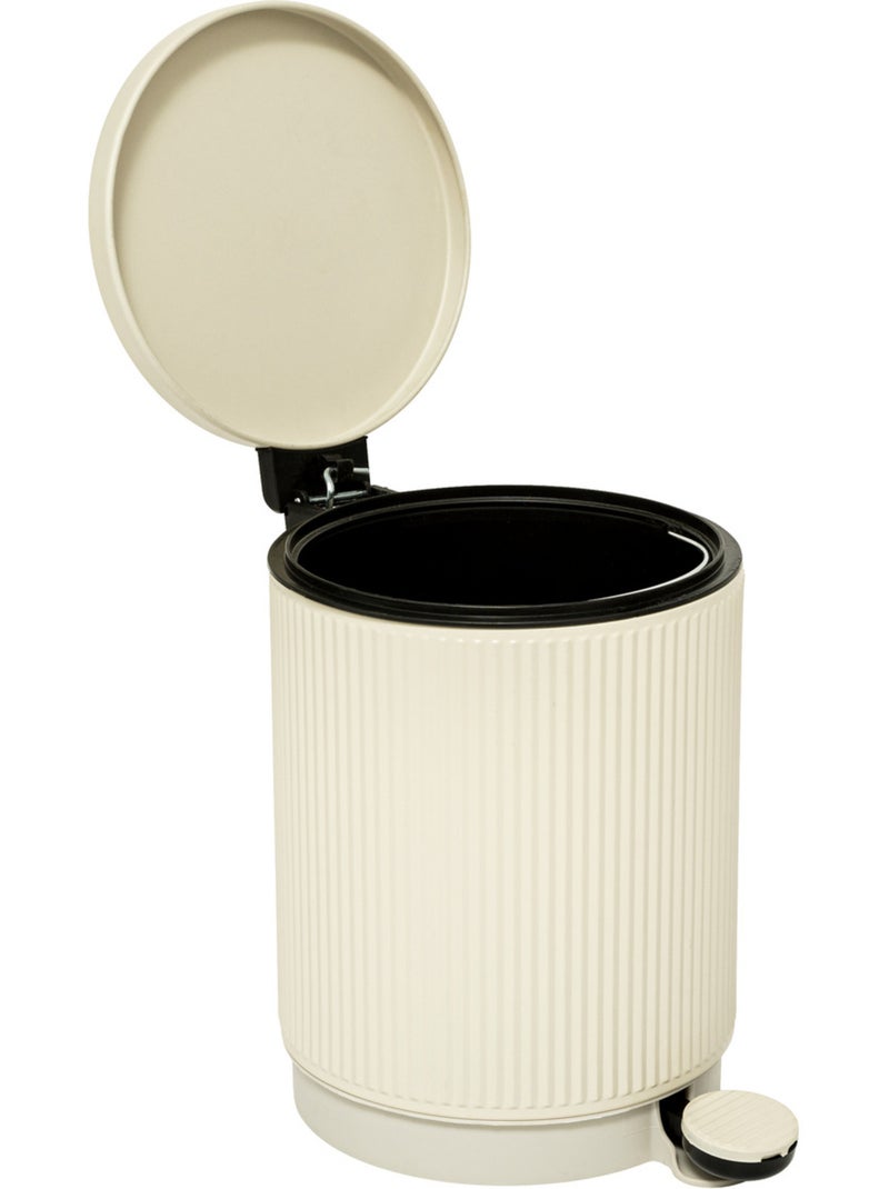 Poubelle salle de bain 5L ONYX Beige - Kiabi
