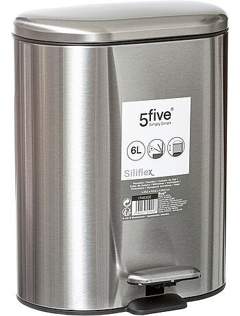 Poubelle salle de bain 6L SILIFLEX