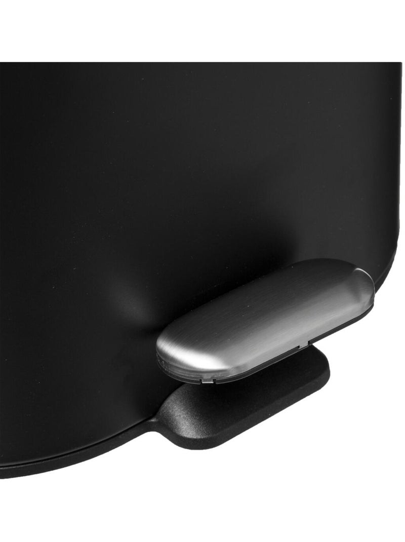 Poubelle salle de bain 6L SILIFLEX Noir - Kiabi