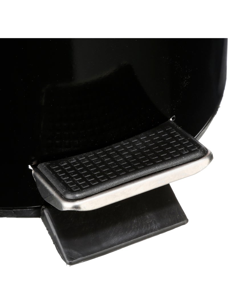 Poubelle salle de bain à pédale 3L COLORAMA Noir - Kiabi