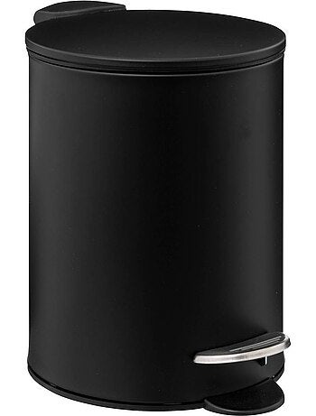 Poubelle salle de bain 3L en métal avec pédale COLORAMA
