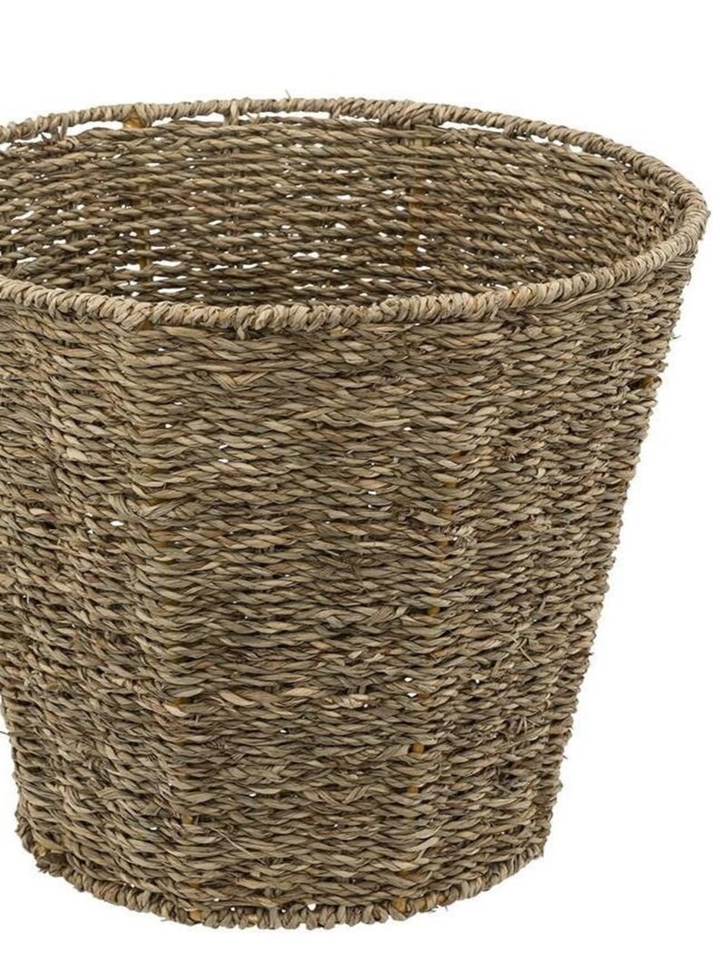 Poubelle seagrass 9L Beige - Kiabi