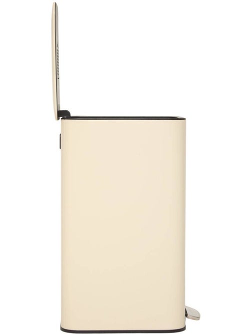 Poubelle slim rectangulaire à pédale en acier DELTA - Kiabi