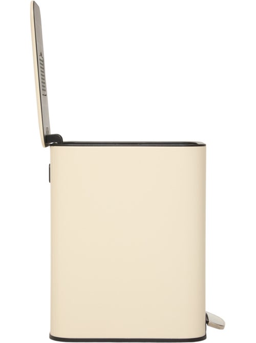 Poubelle slim rectangulaire à pédale en acier DELTA - Kiabi