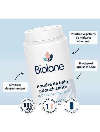 Poudre de bain adoucissante biolane