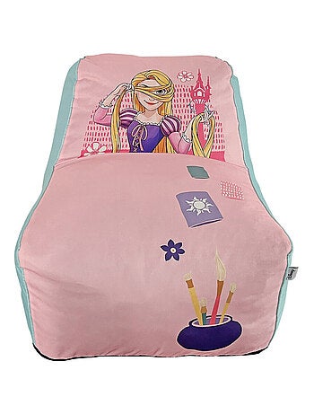 Pouf - Raiponce et Vaiana - Disney Princesses - Rose et Bleu