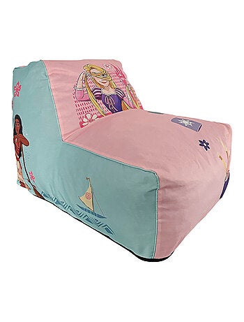 Pouf - Raiponce et Vaiana - Disney Princesses - Rose et Bleu