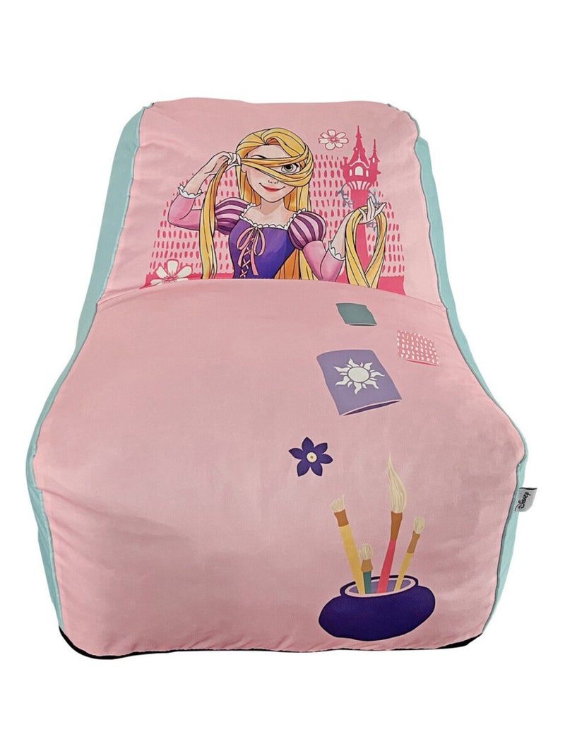 Pouf - Raiponce et Vaiana - Disney Princesses - Rose et Bleu Rose - Kiabi