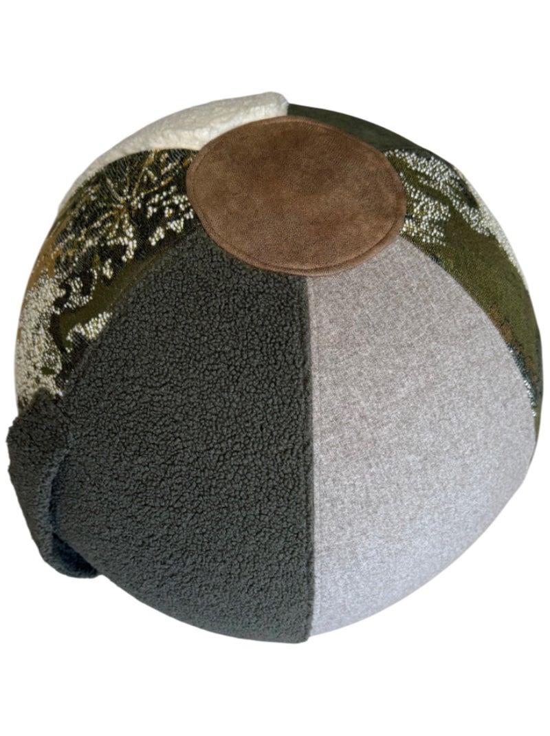 Pouf Ballon vert kaki – 55 cm Déco & Bien-être Vert kaki - Kiabi