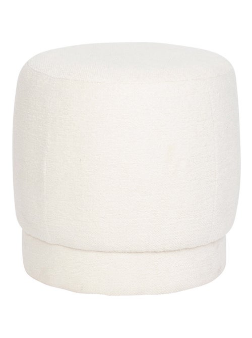 Pouf bouclette moderne - Kiabi