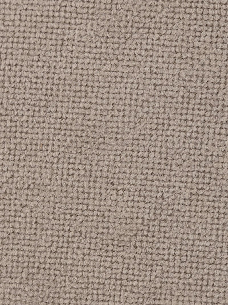 Pouf bouclette moderne Taupe - Kiabi