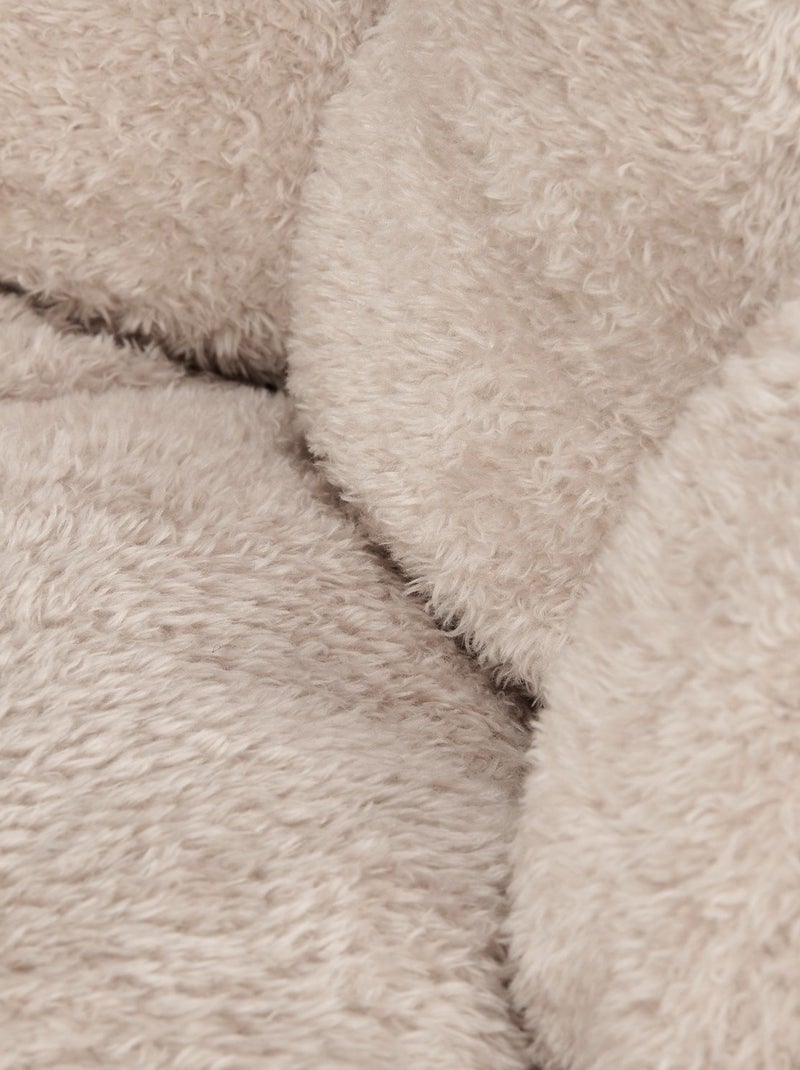 Pouf bouclette pour enfant Beige - Kiabi