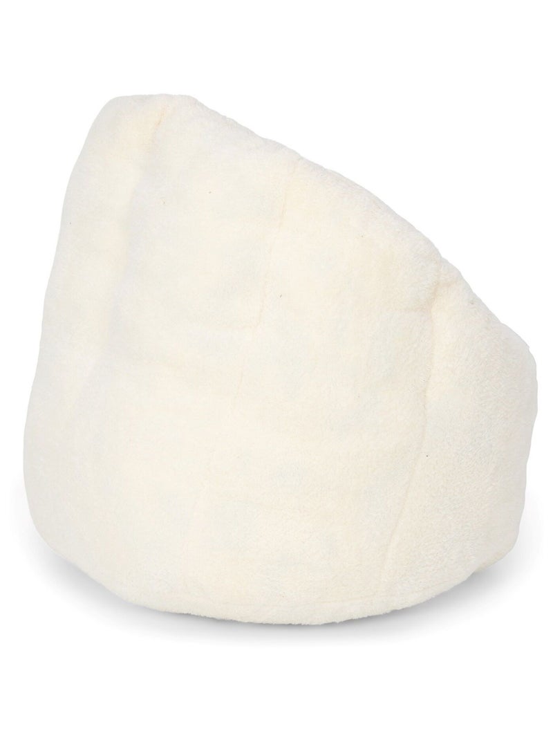 Pouf bouclette pour enfant Blanc - Kiabi