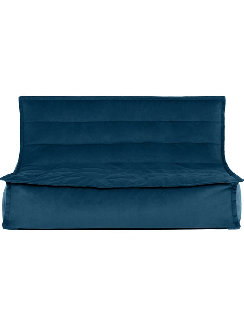 Pouf canapé de sol kota en velours mat - icon - Kiabi