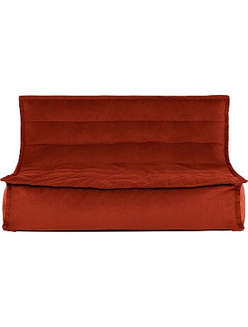 Pouf canapé de sol kota en velours mat - icon