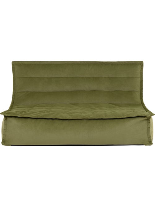 Pouf canapé de sol kota en velours mat - icon - Kiabi