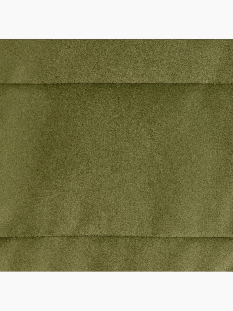 Pouf canapé de sol kota en velours mat - icon Vert olive - Kiabi